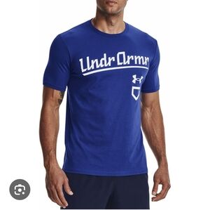 Under Armour Men's Baseball Script Tee T-shirt NWT Sz 2X